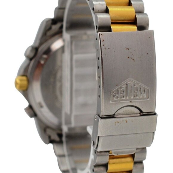 Vintage 37mm Heuer (Pre-Tag) 2000 Series Two-Tone Chrono Watch! Ref: 274.006! - Picture 6 of 10